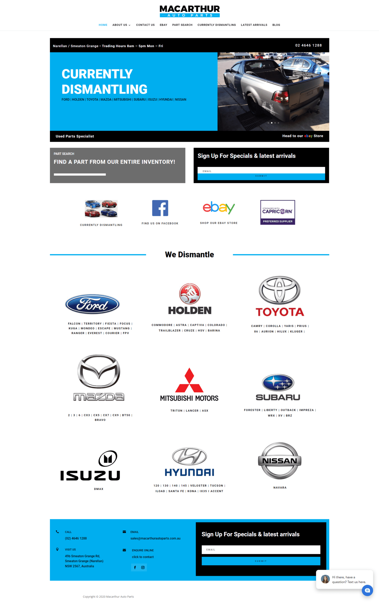 Macarthur Auto Parts _ Used Parts Specialist